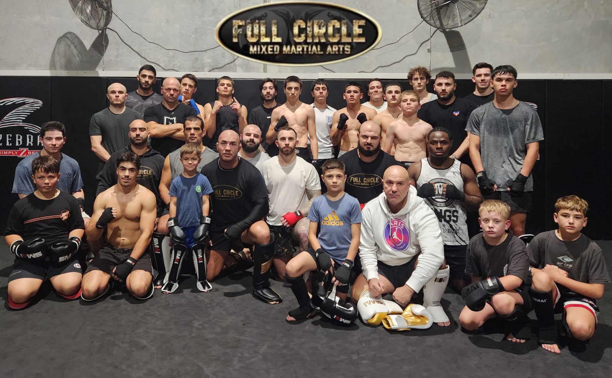 Every age, every level — the Full Circle MMA family.